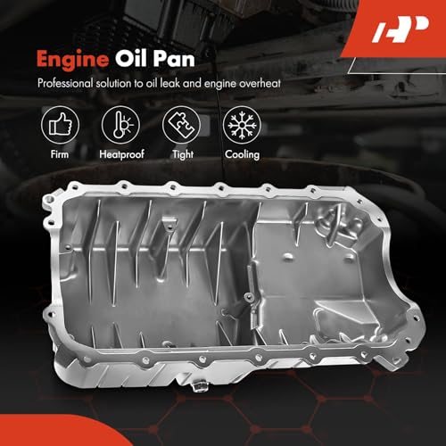 A-Premium Engine Oil Pan Sump with Drain Plug Compatible with Honda Civic 2001 2002 2003 2004 2005 L4 1.7L | Compatible with Honda Civic 2001 2002 2003 2004 2005 L4 1.7L, Reliable Oil Storage, Perfect Seal