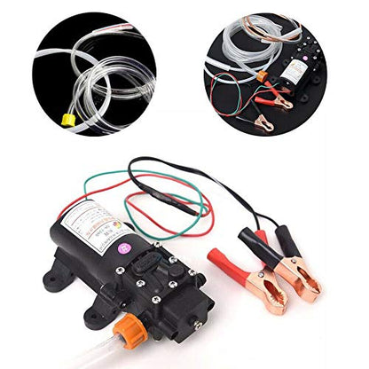 Electric Oil Extractor Pump Kit 12V 60W Scavenge Exchange Transfer Pump for Auto Marine Boat Diesel Car Motorbike