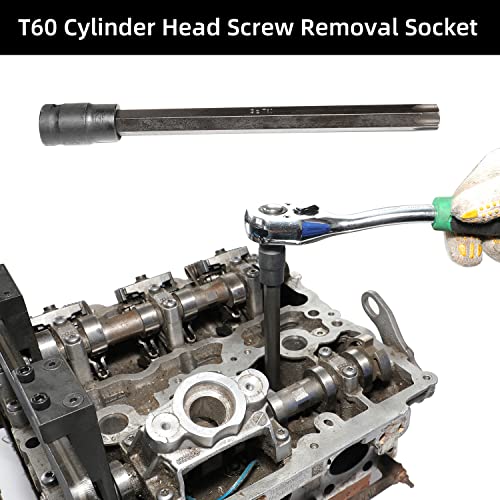 DPTOOL Camshaft Alignment Tool for BMW MINI B36 B38 A15 A12 B46 B48 A20 B58 Engine Camshaft Timing Tool Set with T60 Cylinder Head Screw Removal Socket Vanos Solenoid Valve Remover - size: for B36 B38 B46 B48 B58