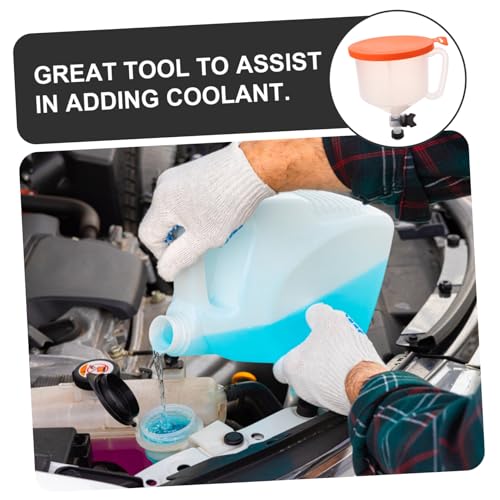 LIFKOME 1Set Coolant Filling Funnel Kit Radiator Tool with User Friendly Design Stylish Switch Function Universally Compatible for All Car Models