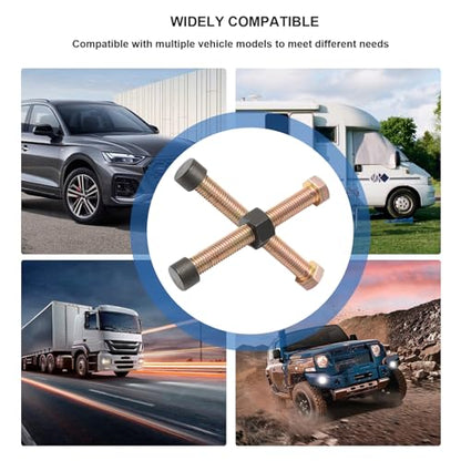 78834 New Upgraded Wheel Hub Removal Tool, Wheel Bearing Removal Tool for All Automotive Wheels with 2 Press Feet, 2 M12 Nuts and Bolts, 2 M14 Nuts and Bolts