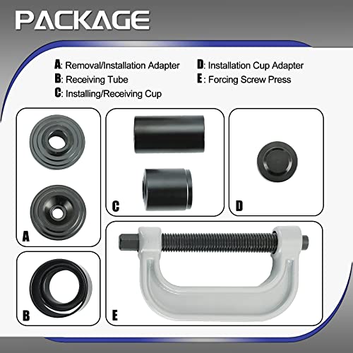 ATP Ball Joint Removal Installation Tool with 4 Wheel Drive Adapters