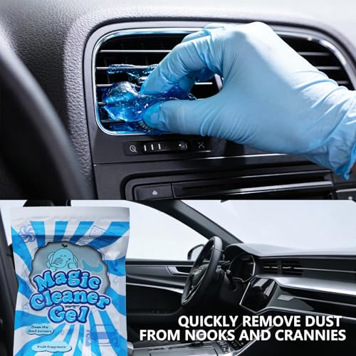 7PCS Car Detailing Brush Set, Soft Boar Hair Brush, Car Interior Detail Brush, Fiber Brush, Car Dust Removal Brush, Car Cleaning Gel, Cleaning Tool Set Suitable for Trucks, Cars, RVs, SUVs - size: 7PCS