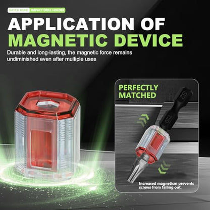 Magnetic Screwdriver Bit Set, 93-Piece Impact Ready S2 Steel Driver Bits with Magnetizer, Extension Bars, for Automotive, Repair & DIY Projects (PH/PZ/SQ/T/Torx) - size: Mixed with Storage Box with 93PCS