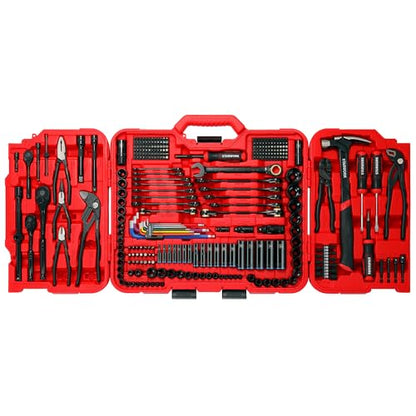 STARWORK TRUE MECHANIC 306-Piece Mechanics Tool Set and Socket Set, Comprehensive Tool Kit, Automotive Repair Tool Set, 【Pliers Wrench】, Professional