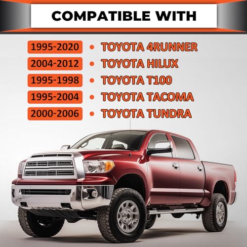 ECOTRIC Rear Axle Bearing Puller & Installer Kit ABS Tone Ring Tool Compatible with 1995-2020 Toyota 4RUNNER HILUX T100 Tacoma Tundra Wheel Bearing Removal Tool
