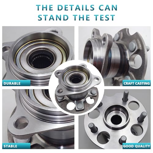 512284 Rear Wheel Bearing Hub Assembly for Toyota Highlander 2004-2013, Venza 2009-2016, Lexus RX330 RX350 RX400h 2004-2009 AWD (2PCS) - size: 512284