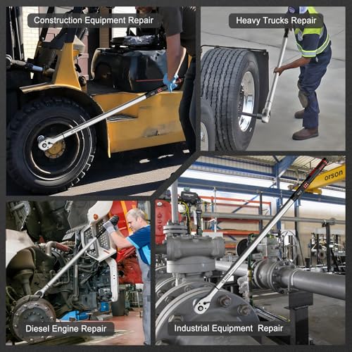 VANPO Digital Torque Wrench 3/4-Inch 22.1-442.5 Ft-Lb, for Trucks | 30-600Nm, ±2% Accuracy Heavy-Duty Electronic Torque Wrench with Triple Alert, Preset Memory for Heavy Automotive & Equipment - size: 3/4-inch 22.1-442.5 Ft-lb/30-600 Nm