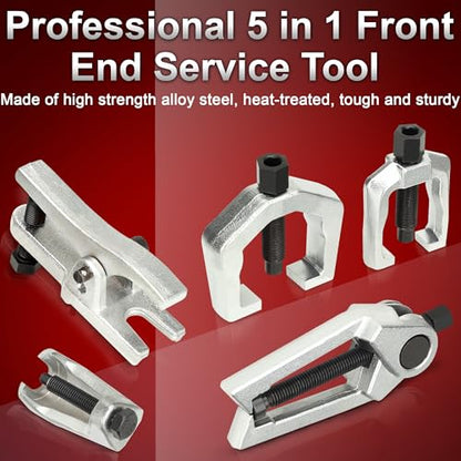 Ball Joint Press Kit with Ball Joint Separator Pitman Arm Puller, Tie Rod End Tool