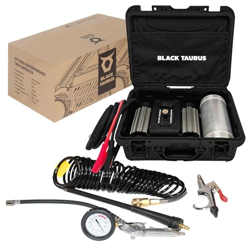 Portable Air Compressor – On‑Board & Offroad Tire Inflator for Cars, Trucks & 4×4 Vehicles – Automatic Pressure Control, High PSI & Dual‑Motor Options (Twin Air Compressor 561T) - style: Twin Air Compressor 561T