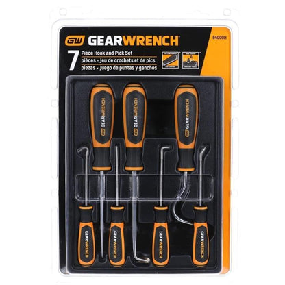 GEARWRENCH 7 Piece Hook & Pick Set | 84000H - size: 7 Pc. Set