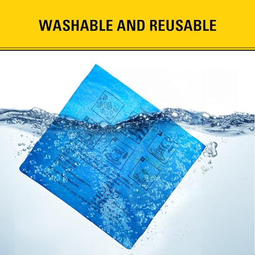 STANLEY - 251201 Stanley 25-1201 Blue Cloth, Reusable Filter with Clamp Ring for 1-5 Gallon Wet/Dry Vacuums, 1-Pack