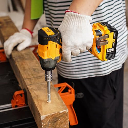 20V 1/2 inch cordless impact wrench-brushless, 350 ft-lbs maximum torque, 4-speed adjustment, automatic start and stop.(Host only/Without battery). - size: 1/2 400Nm