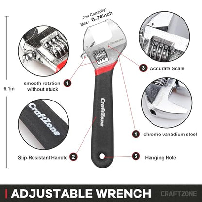 10PC Pliers and Wrench Set with Storage Rack – Includes Channel Lock | Long Needle Nose | Diagonal Cutter | Groove Joint | Linesman & Mini Plier, Carbon Steel Tool Kit for DIY and Home a Gift for Man - size: 10pc