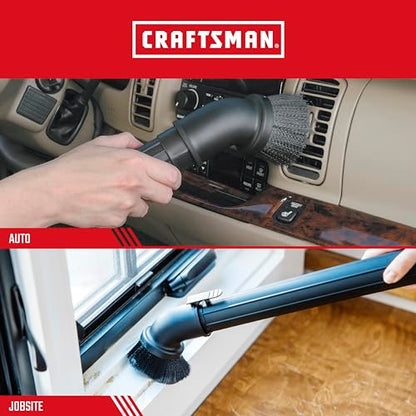 CRAFTSMAN CMXZVBE38725 1-7/8 in. Dusting Brush Wet Dry Vac Attachment - size: Dusting Brush
