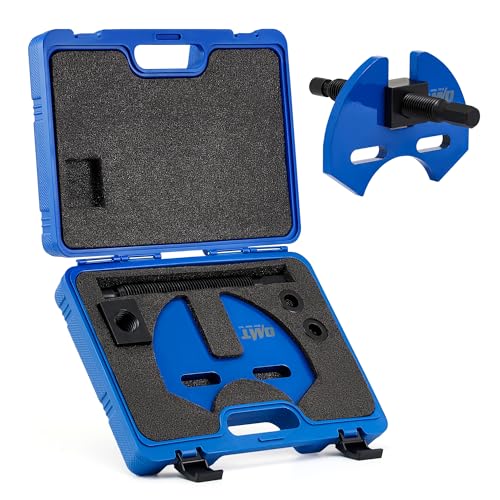 Orion Motor Tech Wheel Hub Removal Tool Kit, Wheel Bearing Hub Remover Tool Set Compatible with 5 6 8 Lug Hub Assemblies on Cars and Trucks, Wheel Hub Buster Puller with Carrying Case - color: Blue