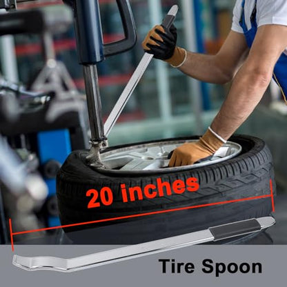 Bead Lifting Tool Tire Spoon for Car Tires, Tire Mounting and Demounting Tool for Coats Tire Changer Machine Tire Iron Spoon