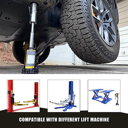 RULLINE Jack Lifting Jack Pad Lift Point Adapter with Magnetic and Easy to Hold on Corner Compatible with Rivian R1T R1S -4 Pack with Storage Aluminum - style: Basic Magnetic