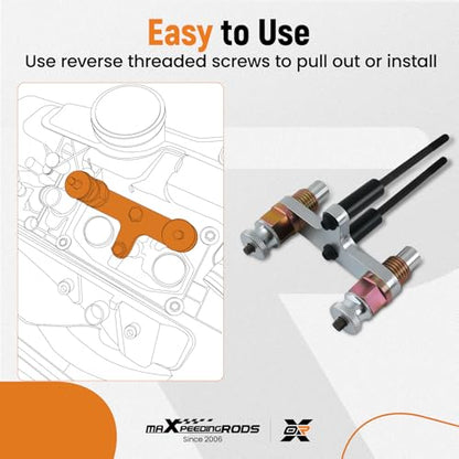 maXpeedingrods Fuel Injector Puller Removal Installer Kit for BMW N20 N55, 130320 Engine Injector Extractor Fuel Injector Removal Installation Tool - style: for B36 B38 B48 B58