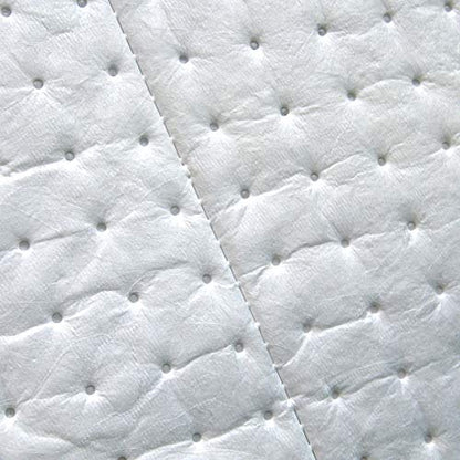 Aain LT010A Heavy Duty Oil Absorbent Pads, Oil Maintenance Mat Roll for All Purpose Super Absorbent Mat Roll, Gray, 150' L x 15" W & LT011 Spill Absorbent Pads/Mats, 20" Length x 15" Width, White