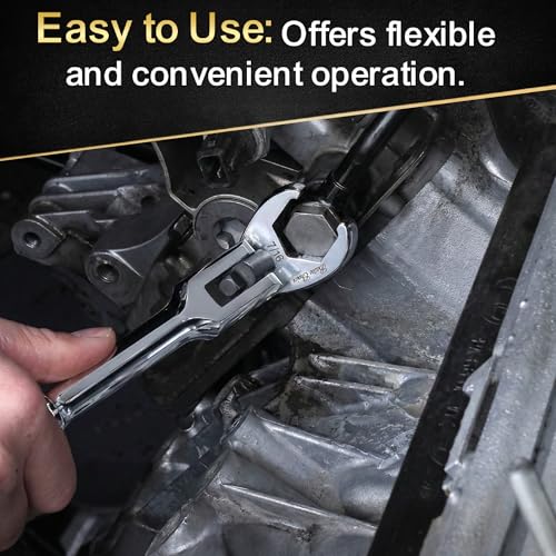 Bates- 3/8" Drive Flare Nut Wrench Set, 10 pcs, 3/8”-1”, Chrome-Plated Steel, SAE Crowfoot Flare Nut Wrench Set With Clip-on Storage Rail for Nut Removal, Automotive Repair, Hard-To-Reach Areas