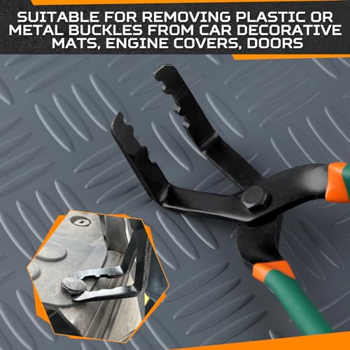 SPEEDWOX Trim Clip Pliers 90 Degree Pliers Clip Removal Pliers Automotive Repair Hand Tool Clip Removal Tool Applicable for Most Cars Repair Kit Professional Metal Auto Repair Tool Universal for Car - size: 90 degree