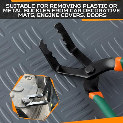 SPEEDWOX Trim Clip Pliers 90 Degree Pliers Clip Removal Pliers Automotive Repair Hand Tool Clip Removal Tool Applicable for Most Cars Repair Kit Professional Metal Auto Repair Tool Universal for Car - size: 90 degree