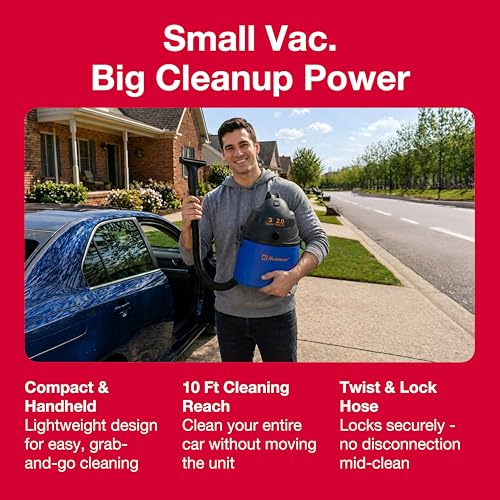 Koblenz WD-353L Wet Dry Vacuum Cleaner, Home Car Garage Workshop, 2.0 PHP - size: 3 Gallon 2.0 HP