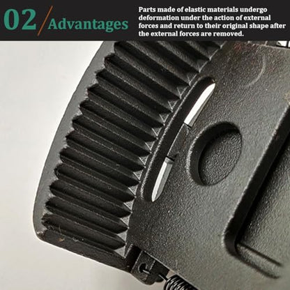 Adjustable Car Oil Filter Wrench, 2-3/8 to 3-1/8 Inch (60-80mm) Vehicle Filter Wrench with Non-Slip Serrated Jaws, 1/2'' Drive Cap Style Auto Oil Removal Tool, Universal Fit
