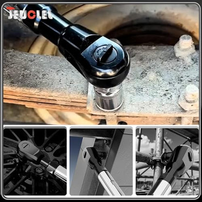 Offset Extension Wrench for Electric Drill, Impact Wrench Extender | Electric Ratchet, 1/2" Electric Drill Adapter, Socket Adapters, Impact Extension, Slim Design, Tight Spaces