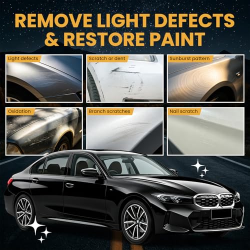 Car Scratch Remover - Wax & Polishing Compound for Paint Repair, Eliminate Swirls & Scratches, Restore Shine (100mL)