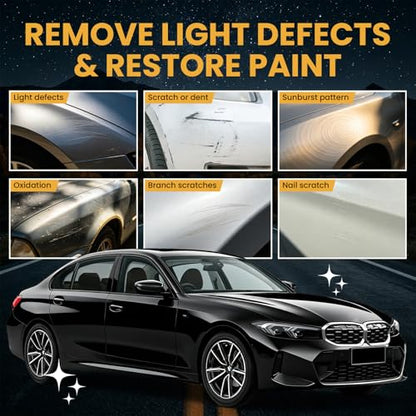 Car Scratch Remover - Wax & Polishing Compound for Paint Repair, Eliminate Swirls & Scratches, Restore Shine (100mL)