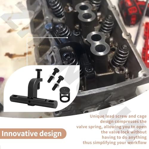 POW352003 Valve Spring Compressor Bolt Tool Compatible With Dodge Ram 5.7L 6.1L 6.2L 6.4L 3500 2500 Valve Springs Compression Train Tools