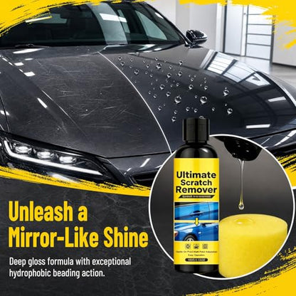 Ultimate Scratch Remover, 60-Second Nano Polix Scratch Remover for Deep Scratches, All Paint Colors Polishing Kit, Quick Fix Removal Paste, Hydrophobic Shine & UV Protection (1 Bottle)