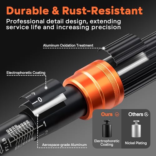 Kerry 1/4 3/8 1/2-Inch 3PCS Drive Click Torque Wrench Set, 3% Accuracy 20-240 in.Lb, 5-45 ft.Lb, 20-160 ft.Lb Dual-Scales Precision Tool, 72 Tooth Dual-Direction Calibrated Torque Tool for Bike, Car - size: 3pcs 1.67-20 FT.LB, 5-45 FT.LB, 20-160 FT.LB, st