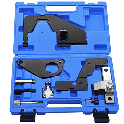 Engine Camshaft Timing Locking Tool Set for Jaguar/Land Rover Evoque 2.0T/Ford 2.0 SCTi Ecoboost Ti-VCT Mondeo Focus - color: Black