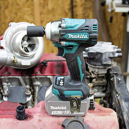Makita XWT14Z 18V LXT Lithium-Ion Brushless Cordless 4-Speed 1/2" Sq. Drive Impact Wrench w/Friction Ring Anvil, Tool Only