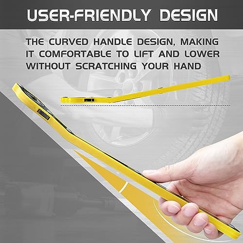 TONDA Jack Ratchet Wrench, Auto Labor-Saving Lug Wrench for Scissor Jack, Forward and Reversal Knob Design