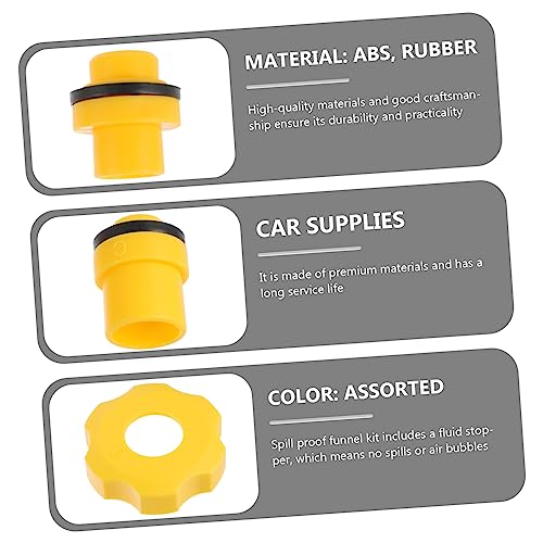 1set Spill Coolant Filling Kit Radiator Funnel for Easy Engine Flush and Antifreeze Filling Design Prevents Spills and Trapped Air