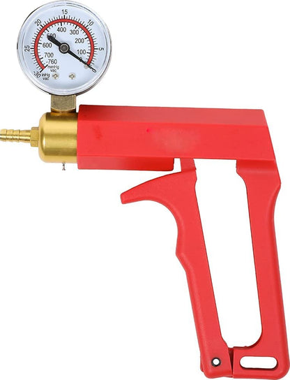 Manual Vacuum Pump and Brake Bleeder Test Kit with Brake Bleeding, Power Steering Fluid Changes, and Tune-Ups