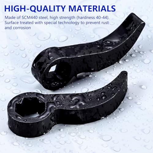Pry Bar Wrench Adaptor Head, Crowbar Adapter Head Tool, Half Shaft Removal Car Repairing Tools 1/2" Drive - color: 1/2