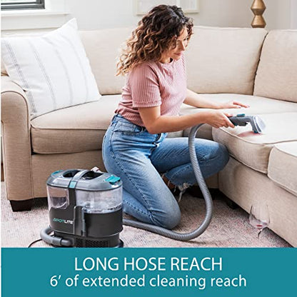 Kenmore KW2001 SpotLite Portable Carpet Spot Cleaner & Pet Stain Remover, 17Kpa Powerful Suction with Versatile Tools for Upholstery, Couches, Car and Auto Detailer, Gray | 17Kpa Powerful Suction, Versatile Tools for Upholstery, Couches, Car, Auto Detaile