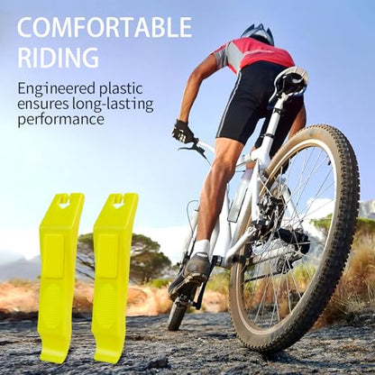 Tire Lever Bicycle Repair Tools Tyre Lever Tire Removal Tool for Tire Removal and Installation, Fits Most Bicycle Tires - color: 2 Pack Yellow