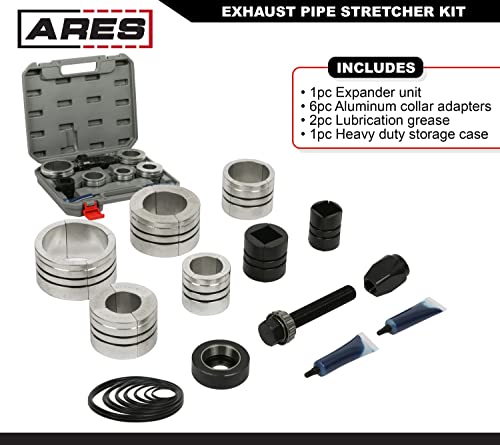 ARES 14025 7-Pc Exhaust Pipe Expander Kit - 1-5/8 to 4-1/4-In | Impact-Rated; Heavy-Duty Storage Case Included