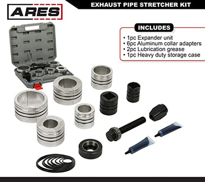 ARES 14025 7-Pc Exhaust Pipe Expander Kit - 1-5/8 to 4-1/4-In | Impact-Rated; Heavy-Duty Storage Case Included