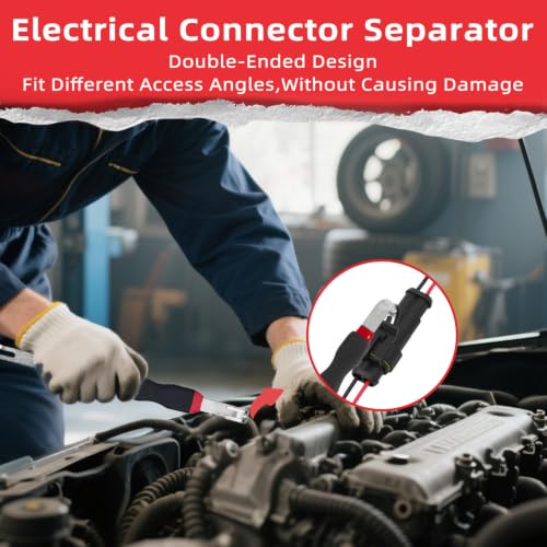 Electrical Disconnect Pliers, 5 pcs Electrical Disconnect Pliers for Cars, Connector Removal Tool for Push Tab Style Plugs - size: 5pcs