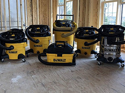 DEWALT DXV14P Shop Vacuum Wet/Dry 14 Gallon, 6 HP Wet/Dry Vac with 110 CFM Powerful Suction, Yellow - size: 14 Gallon