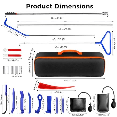 24-Piece Automotive Tool Kit with Carrying Bag for Vehicle Maintenance