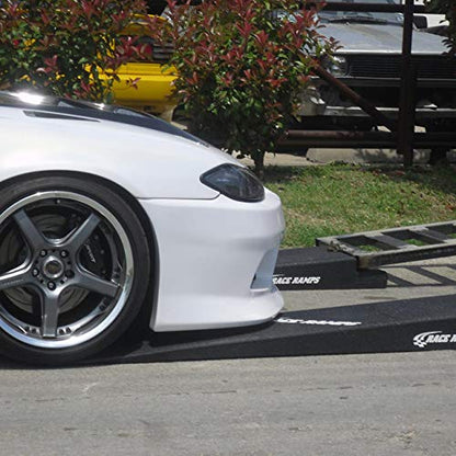Race Ramps 2-Pack RR-TR-7 Trailer Ramp, Lightweight & Non-Scratch for Maintenance & Display, 7" - Portable Automotive Platform Riser for Loading, Oil Changes and Garage Use