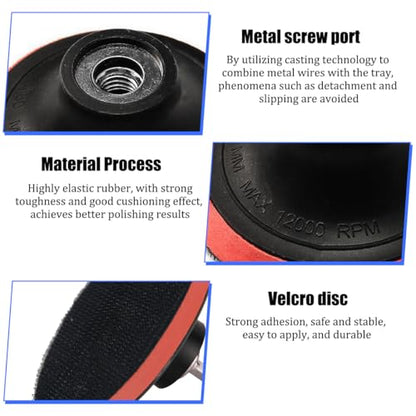 9PCS Car Glass Polishing Kit, Windshield Scratch Removal Set for Removing Wiper Blade Damage Scuffs, Wheel Scratch Felt Pad Repair Kit with 100g Cerium Oxide Powder, Universal Fit